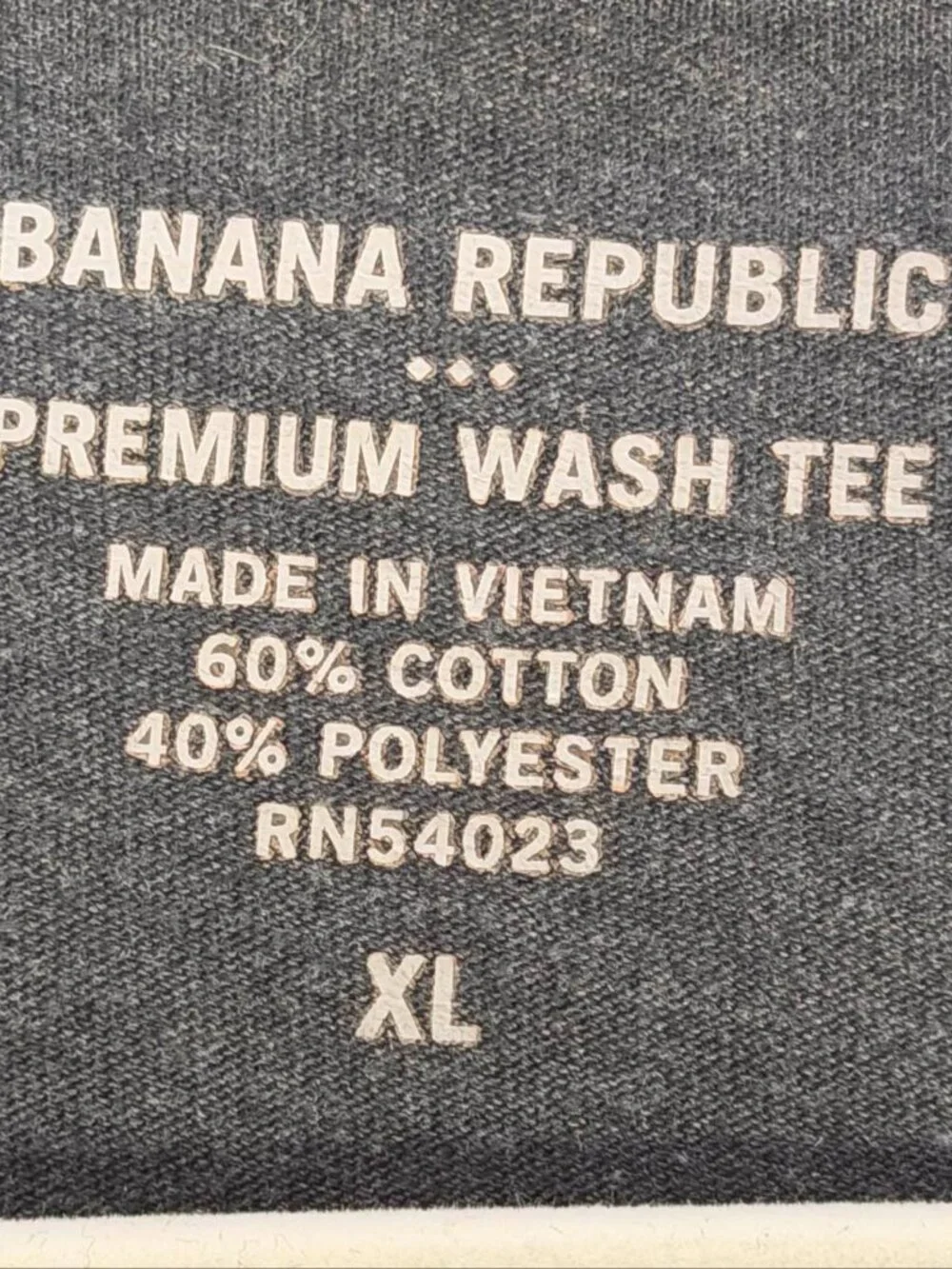 Banana Republic Premium Tee Black XL
